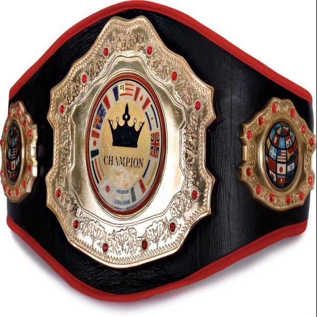 美国ieew拳击比赛冠军金腰带商务礼品赠送贵宾金腰带批量定制工厂