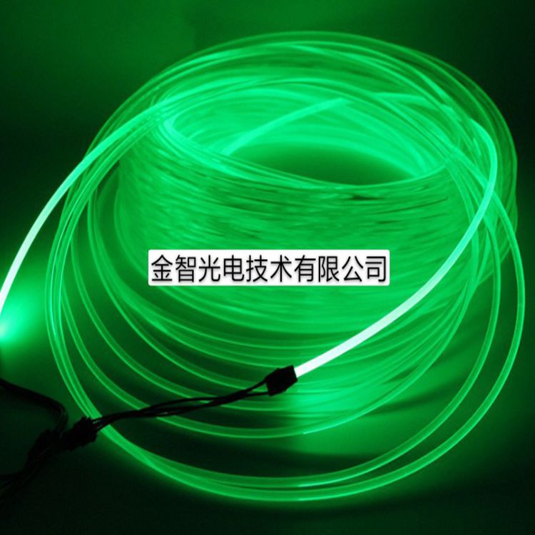 厂家销售3mm通体发光光纤 通体侧光光纤 满天星光纤