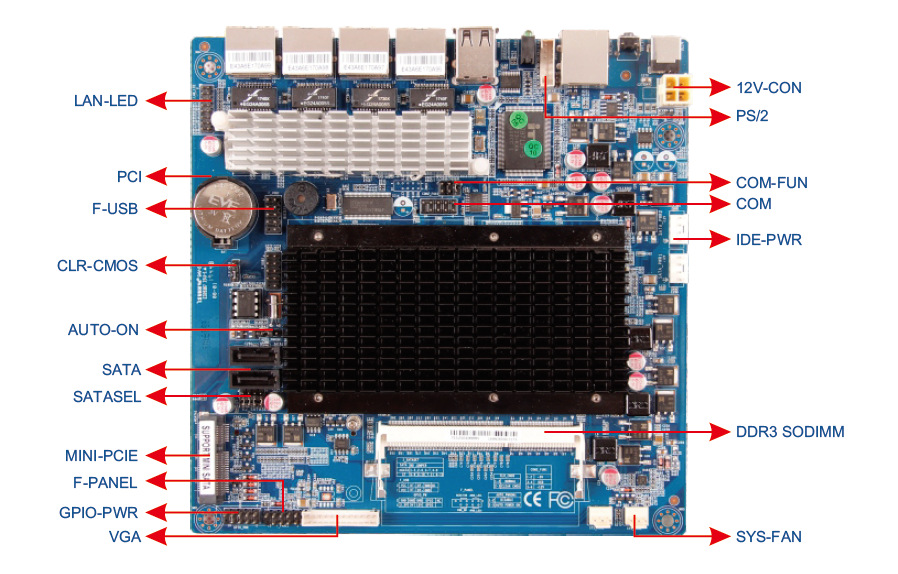 n2600软路由整机主板 4口千兆企业路由器爱快ac管理ros维盟