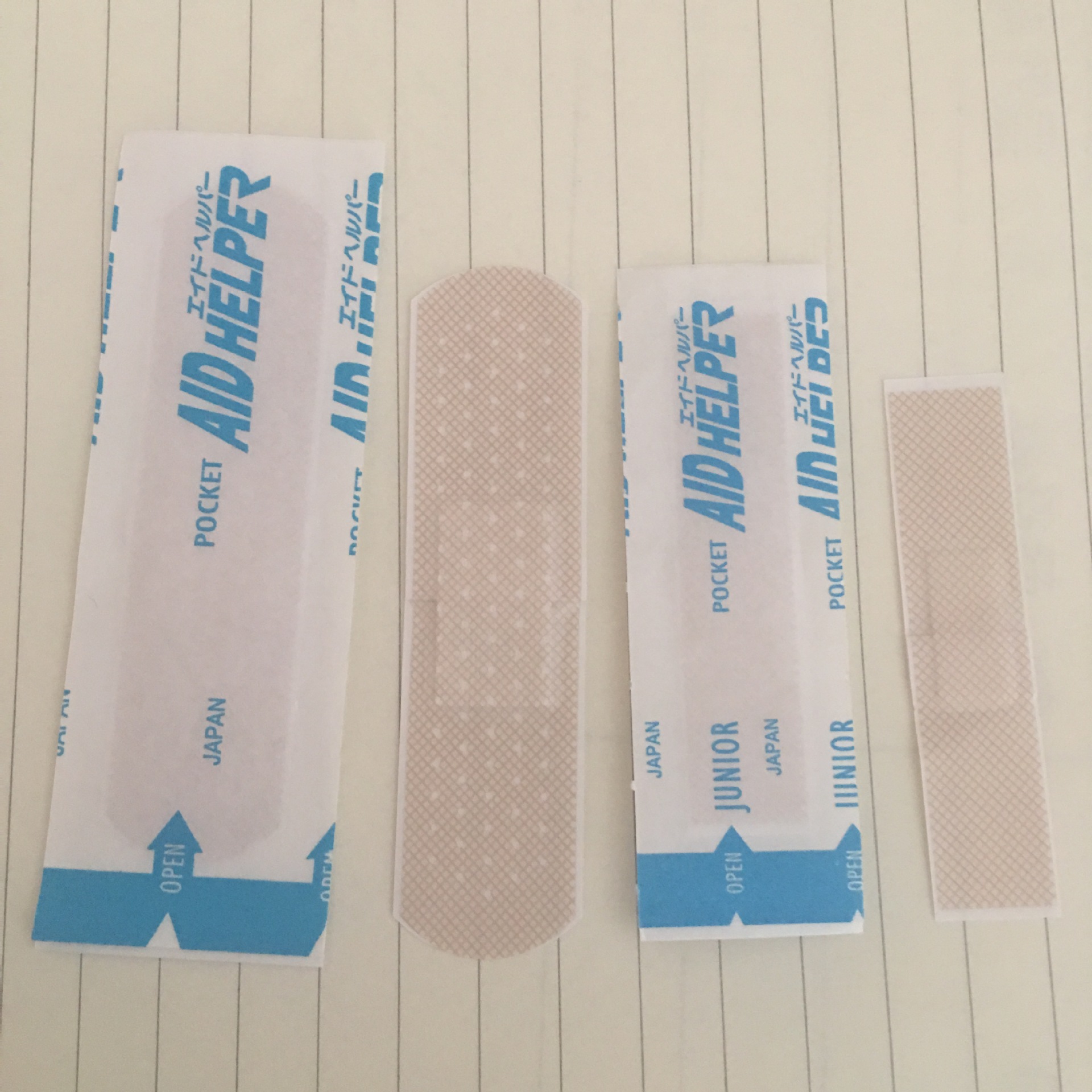 pocket日本进口创口贴薄款透气防水创可贴40片装两种尺寸装创可贴