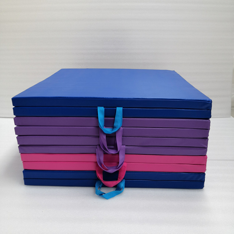 定做体操垫皮革折叠垫儿童舞蹈垫健身垫加厚瑜伽垫仰卧起坐垫