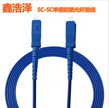 武汉电信级SC-SC单模铠装3米光纤跳线,厂家直销铠装跳线