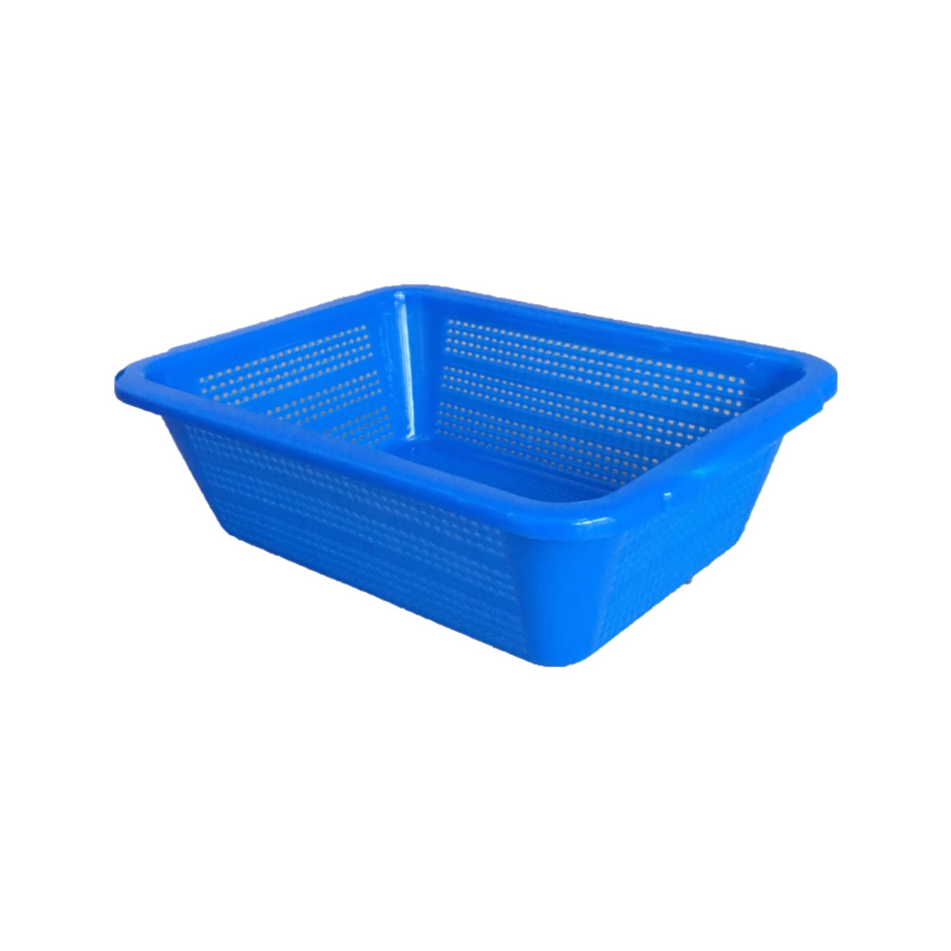 加密长方形特厚塑料篮幼儿园收纳筐整理框子储物篮桌面框子沥水篮