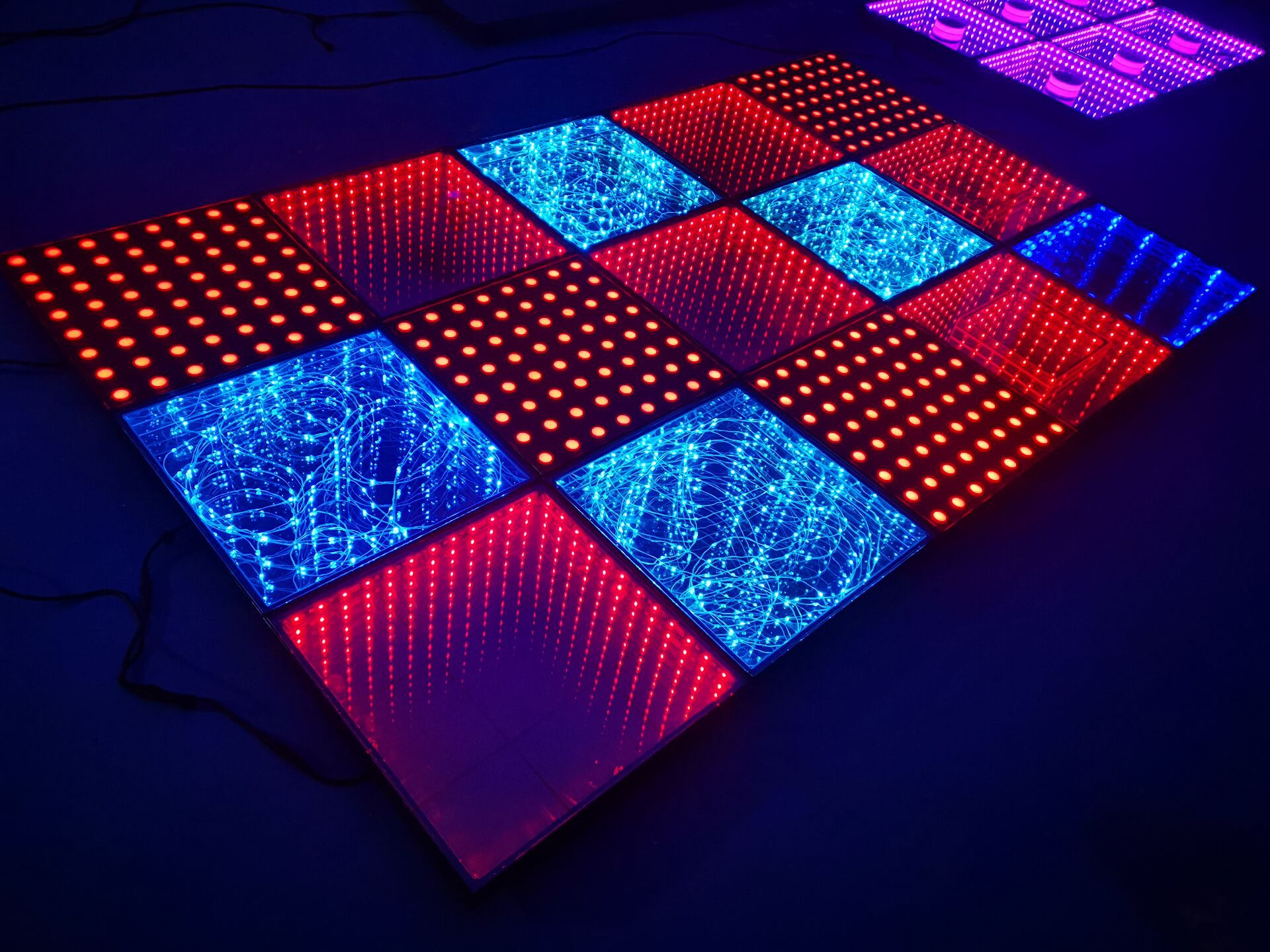 rgb视频地砖led舞台跳舞地板砖酒吧ktv地砖发光地砖图案文字地砖