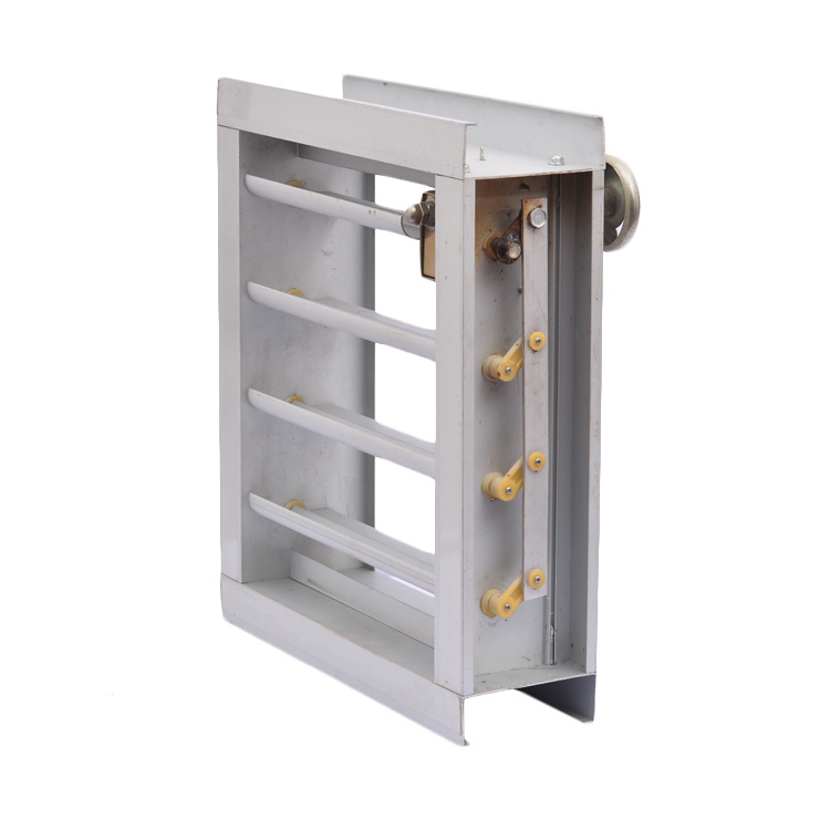 电动风量调节阀铝合金对开多叶密闭式风阀铝合金调节阀