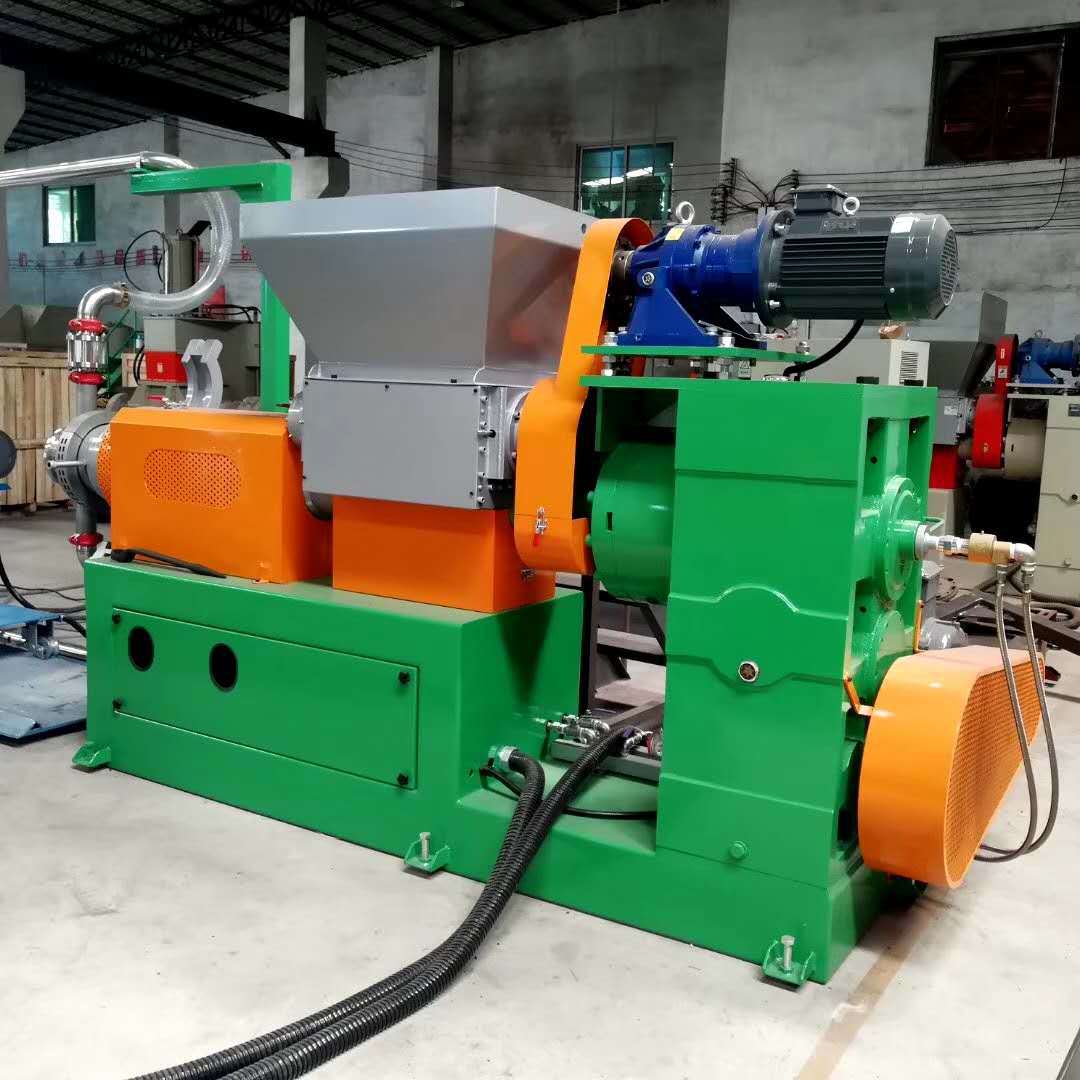 65平双36比双螺杆造粒机液压环网水拉条pp pc abs抽立改性二手机