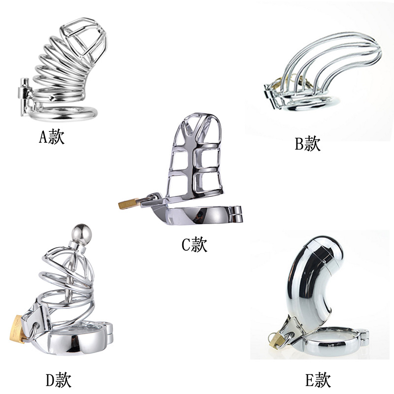 贞操锁 玩具情趣金属不锈钢cb男用阴茎鸟笼阳具束缚 成人用品2