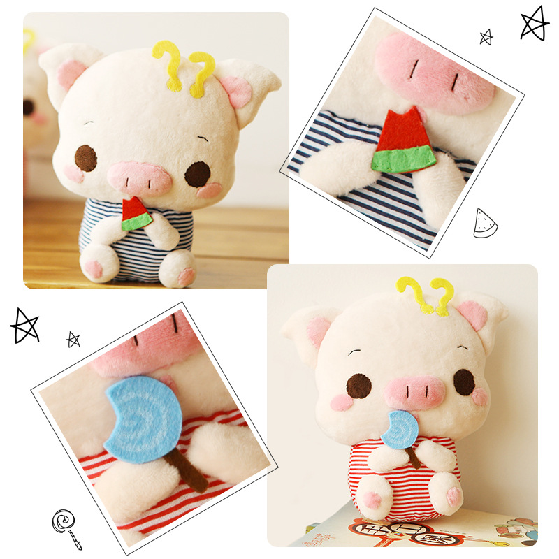 手工diy 布艺制作玩偶 成人礼品创意 不织布材料包小猪