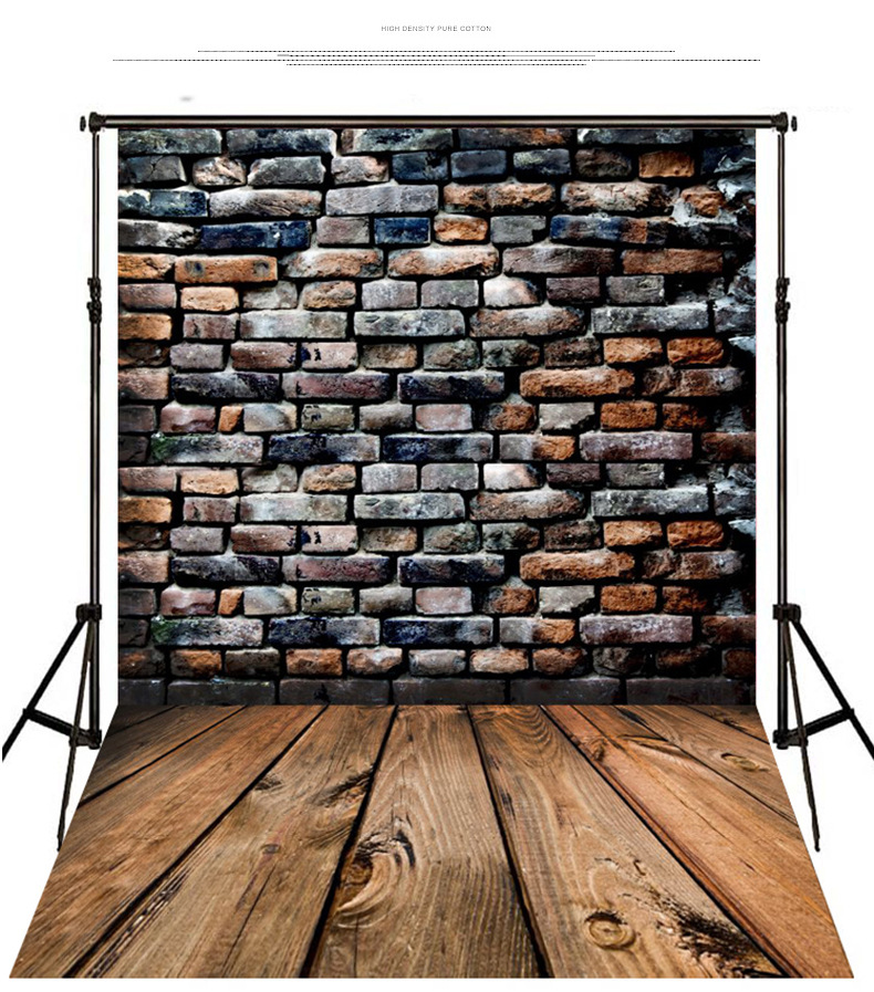 厂家直销摄影照相馆摄影背景布 砖墙场景布置影楼3d儿童摄影布