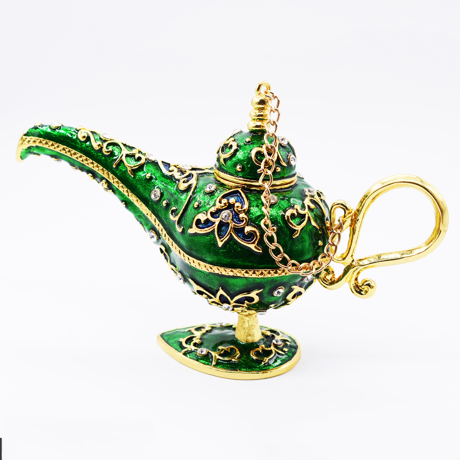 外贸跨境货源欧式创意阿拉丁神灯创意家居摆件许愿灯金属工艺品