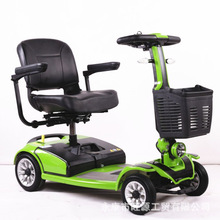 电动轮椅车 轻便可折叠老人代步车 残疾人车  智能锂电池四轮轮椅
