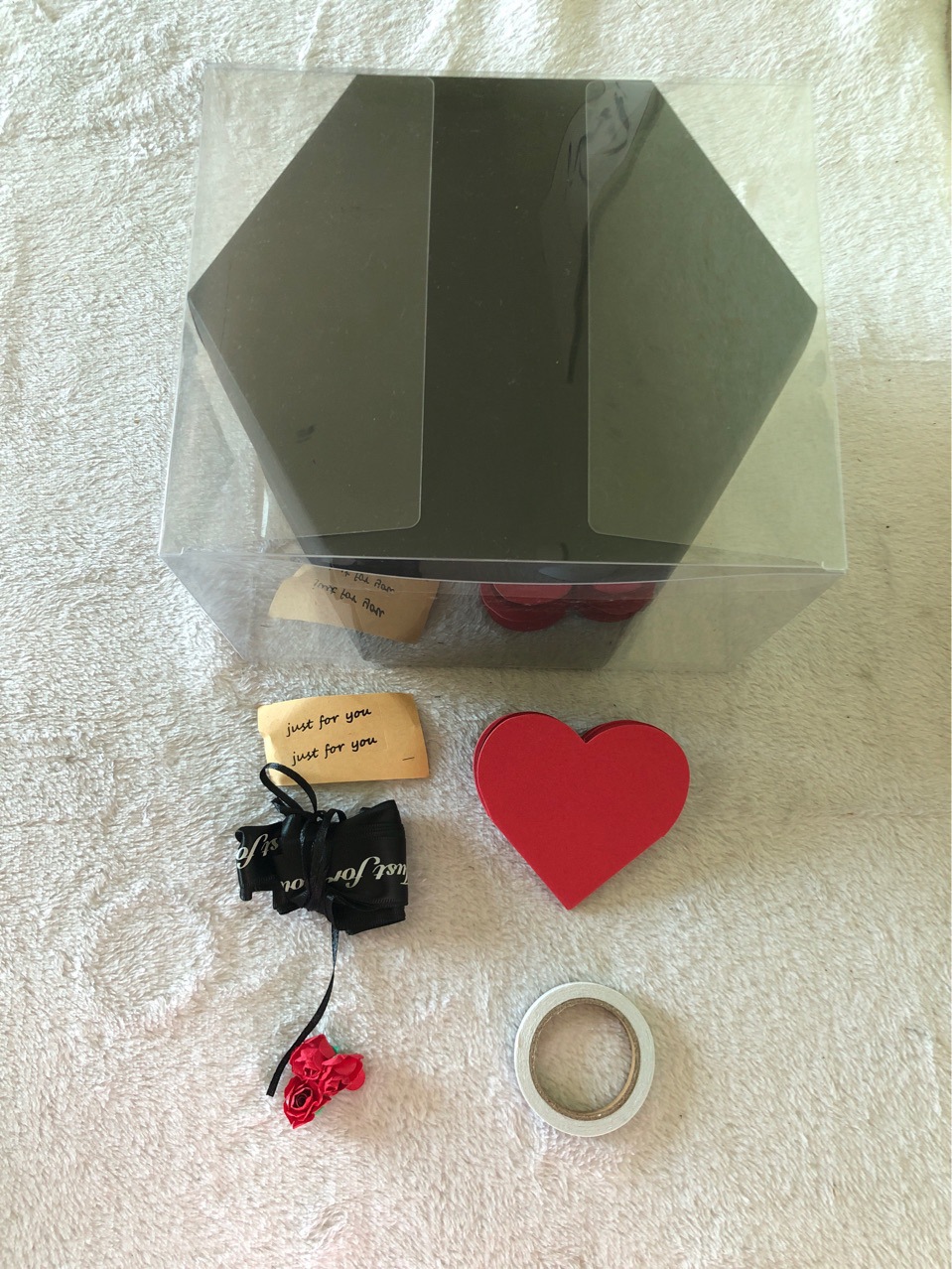网红抖音同款六边形爆炸盒子成品diy手工创意情侣浪漫惊喜纪念册