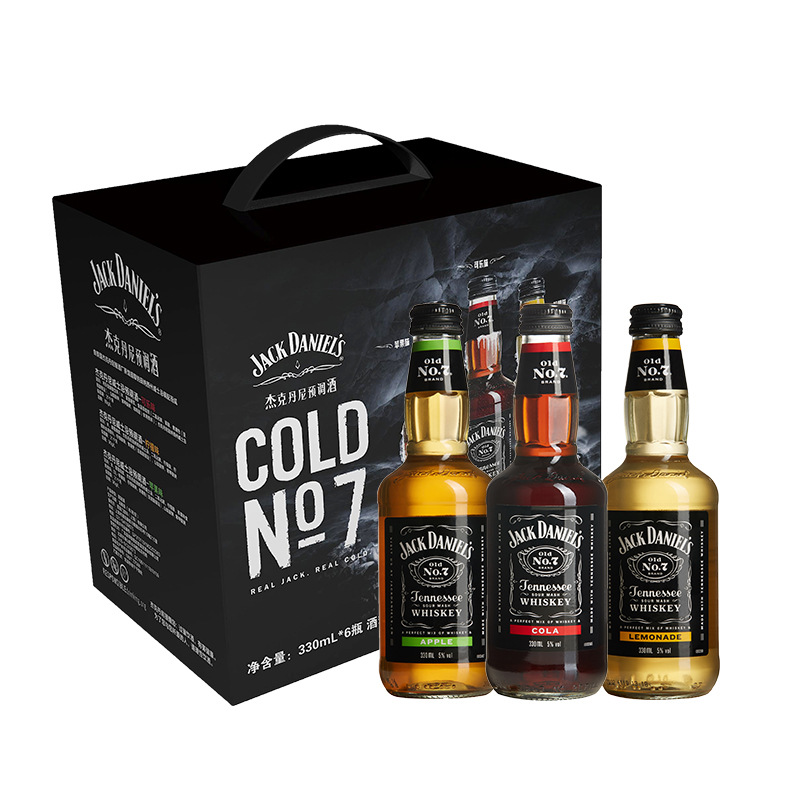 瓶装啤酒 美国品牌杰克丹尼威士忌三味预调酒330ml 24瓶一箱-阿里巴巴