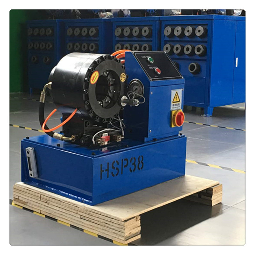 河北景县扣管机厂家 液压软管扣压机 大口径锁管机