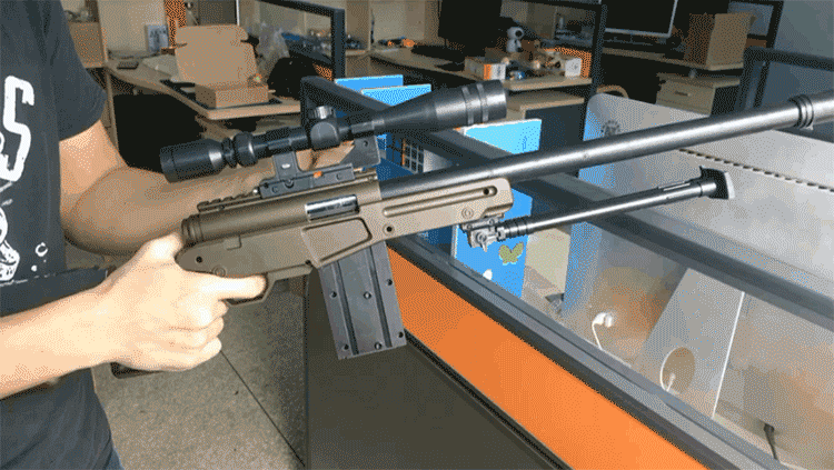 吃鸡98k下供弹水弹枪awm绝地狙击手动抛壳软胶弹ak47水弹枪男玩具