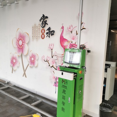 3d智能墙体彩绘机大型立体户外喷绘机墙面广告打印机印