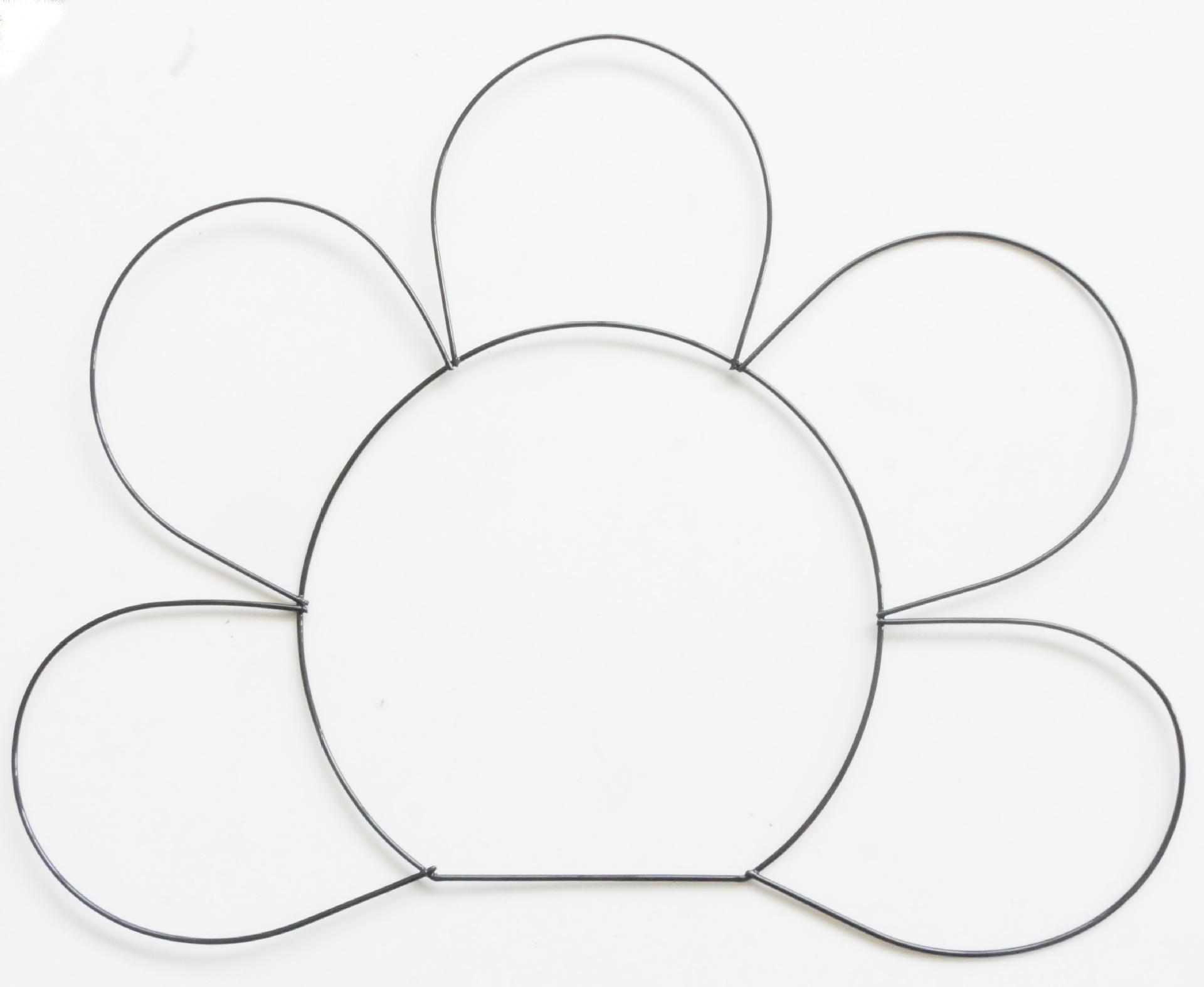 厂家直销制 铁线火鸡造型铁艺花圈架不易变形