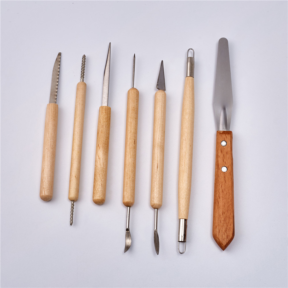 厂家直销fs2-50 7件修坯工具 陶艺泥塑工具雕塑工具陶泥工具diy