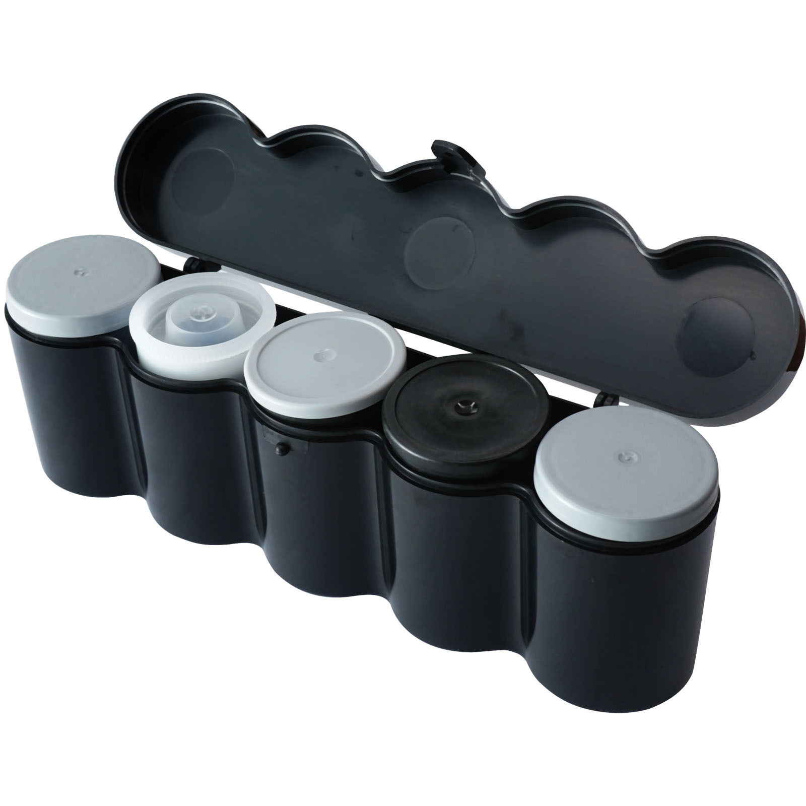 黑色,135胶卷收纳盒5卷装,135,胶卷盒菲林盒胶卷筒5卷装