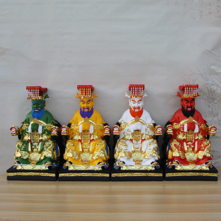 四海龙王16寸38厘米东海龙王西海龙王南海龙王北海龙王龙王爷树脂