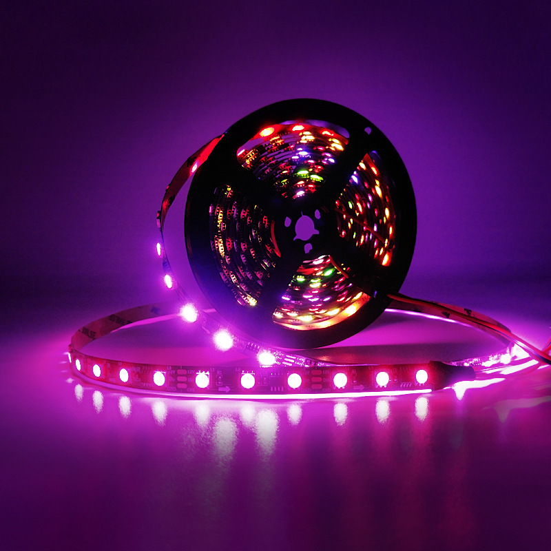 ktv酒吧装饰幻彩led灯带 工厂可定制 ws2811工程亮化跑马灯条-阿里巴