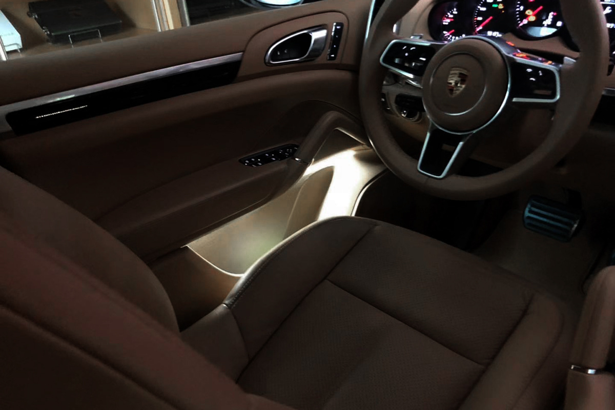 适用于保时捷macan 老卡宴 新卡宴9ya led车内气氛灯保时捷氛围灯