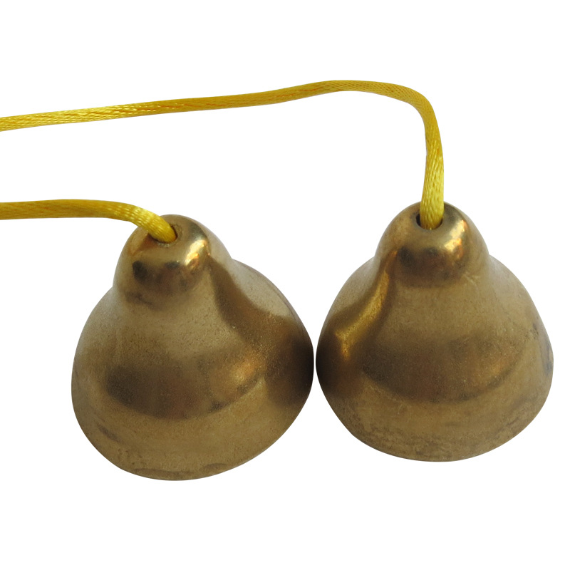 专业加厚小号铃铛碰钟撞钟幼儿园儿童学生音乐课打击乐器 铜碰钟