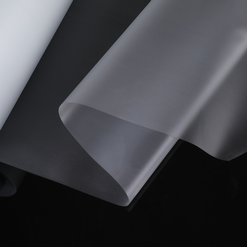 厂家供应pet消光雾面磨砂opp膜 apet哑光磨砂半透明bopp包装薄膜