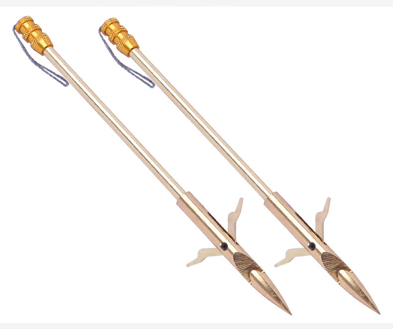 黄金飞鲨镖弹弓射鱼440c无缝金鲨镖飞鲨镖绝鲨镖 射鱼弹弓护手套