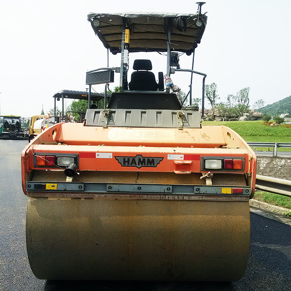 出售悍马/hamm二手压路机 德国进口双钢轮路面压实机械 hd120/130