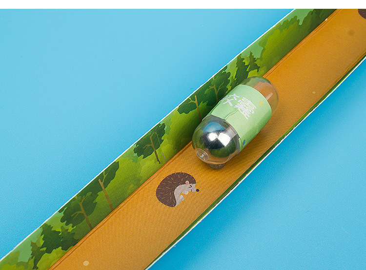 翻滚吧胶囊 diy科技小制作幼儿园物理重心原理科学小实验手工玩具