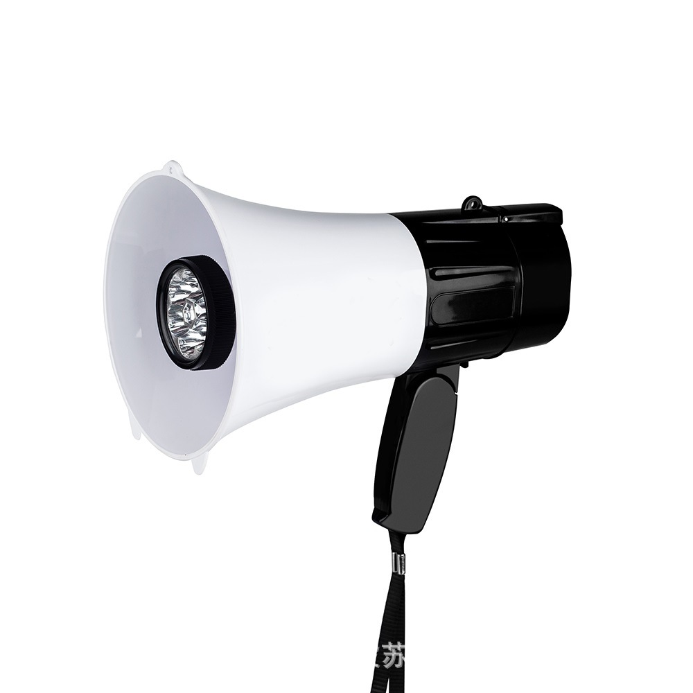 防汛救灾安防大功率录音宣传喊话喇叭照明手持喊话扩音器
