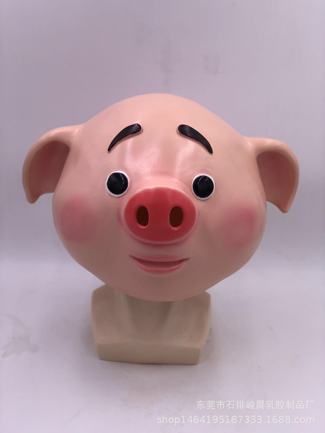 猪小屁面具头套网红猪娃娃表演快手抖音道具恶搞猪八戒厂家货源