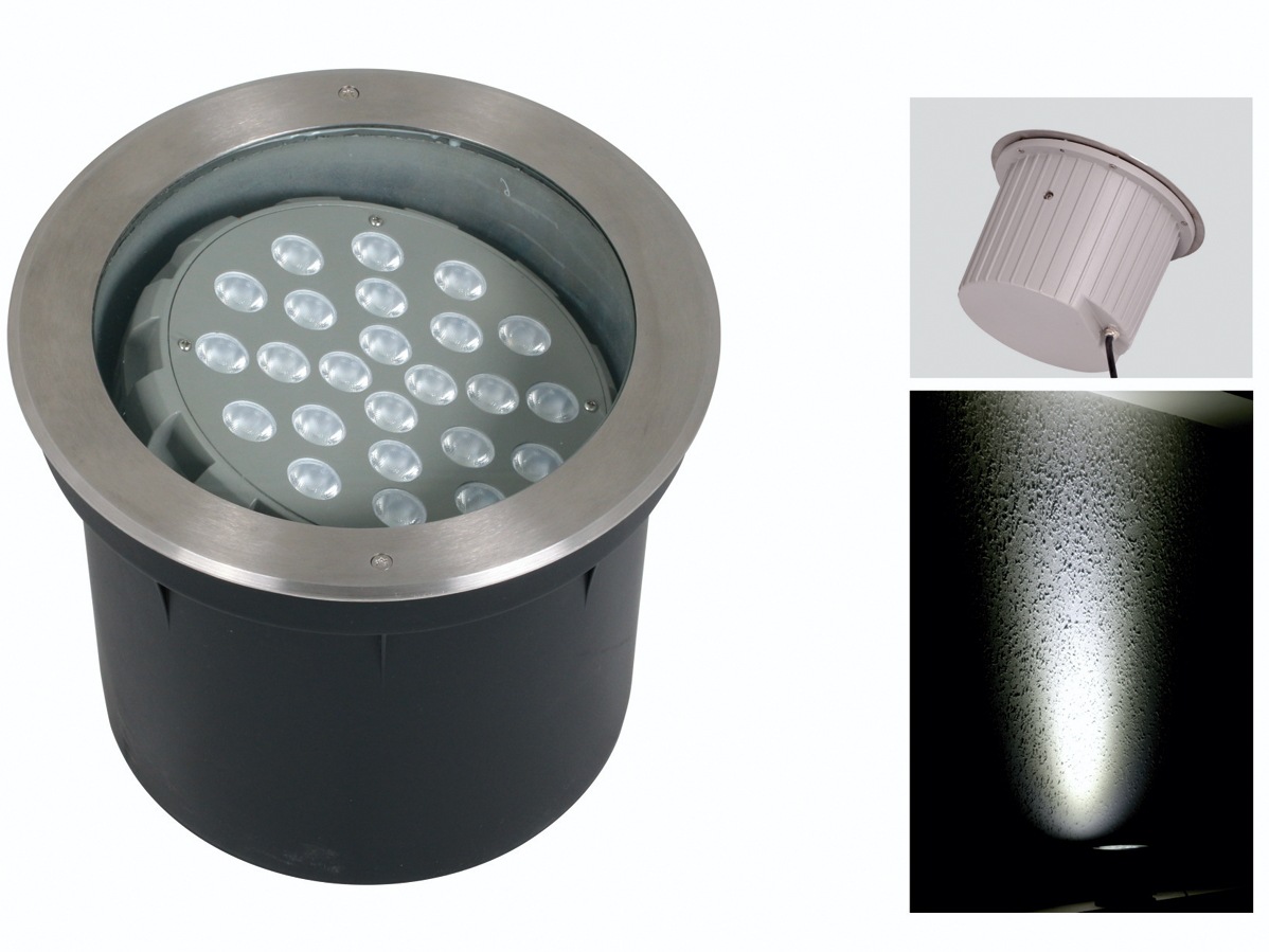 新款旋转埋地灯户外防水调角度地埋灯3w5w7w公园广场投射灯