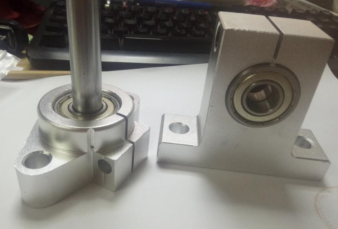 t型轴承座微型立式轴承座固定座孔径8 10 12 15mm铝合金带座轴承