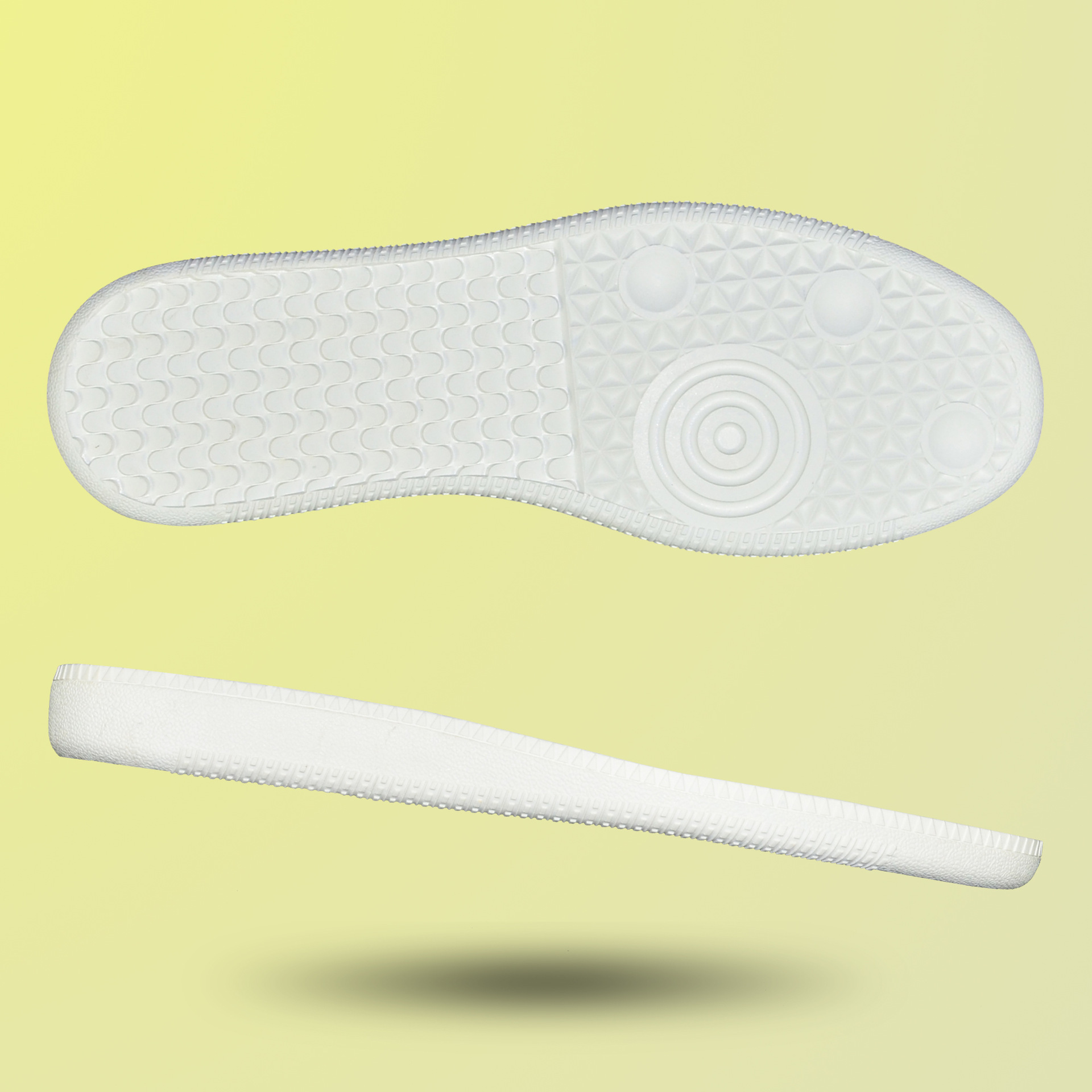 运动休闲男女款小白鞋滑板鞋橡胶鞋底 sole防滑耐磨耐黄橡胶大底