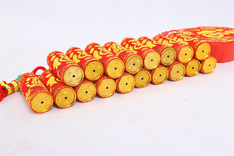 仿真遥控特响双响电子鞭炮 led灯带响电子鞭炮爆竹电子礼花批发