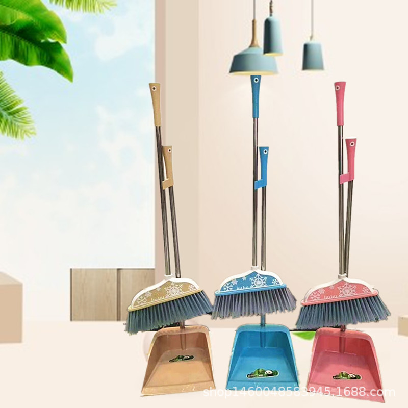 批发塑料扫把 扫帚簸箕组合套装 礼品 家用笤帚扫地地摊扫把套装