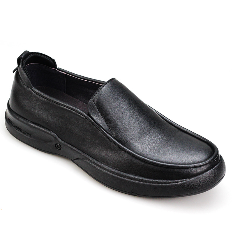 New Genuine Leather Men's Leather Shoes Men's Small Size 37 Oversized Men's Shoes 45 Casual Shoes 46 Soft Bottom 47 Slip-on Size 48