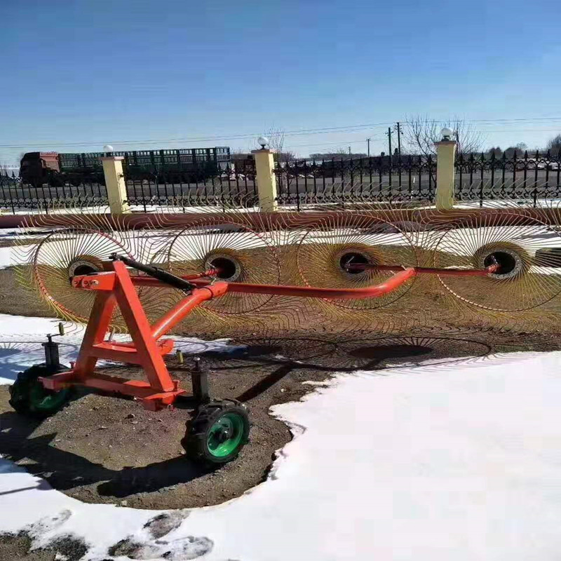 效率高 玉米秸秆牧草捡拾机 大型秸秆6盘搂草机厂家直销