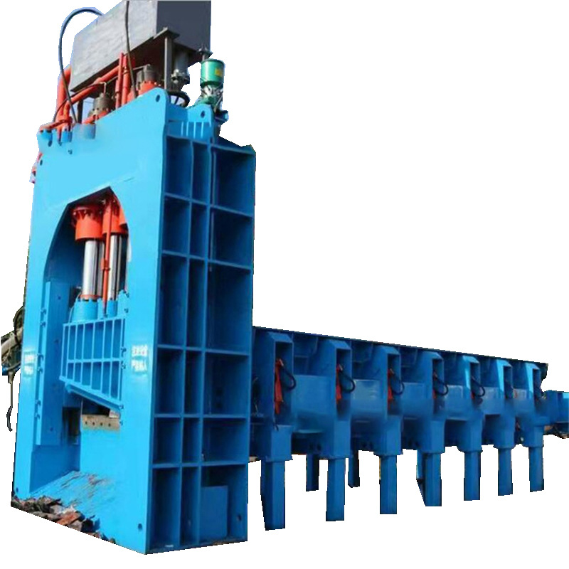 废钢废铁龙门剪800吨重型液压金属剪切机全自动液压龙门剪切机