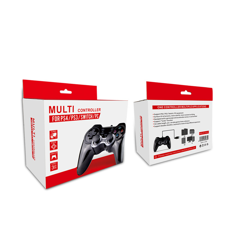 ps4手柄 switch有线游戏手柄 支持ps3 pc 安卓多合一有线手柄