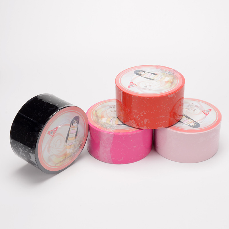 彩色无胶静电膜胶带 进口静电捆绑胶带厂家批发 成人情趣用品厂家