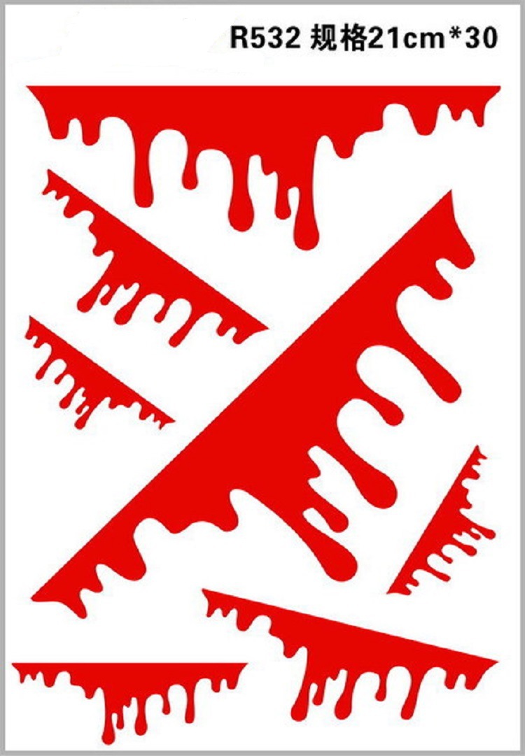 跨境专供车贴汽车仿真子弹孔车贴 汽车弹孔裂痕车贴纸 子弹孔车贴