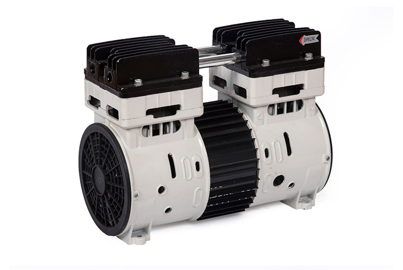 无油空压机机头 220v静音铜线/铝线电机 气泵空气压缩机泵头