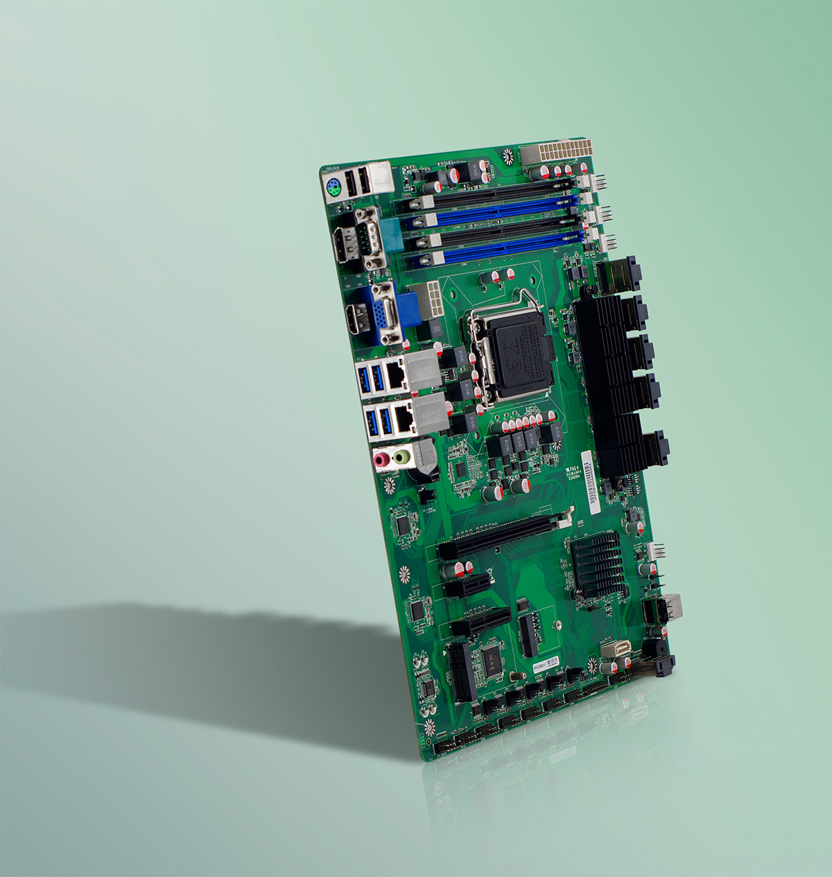 厂家直销全新b360芯片组工业大母板主板支持8/9代cpui7双显卡槽插