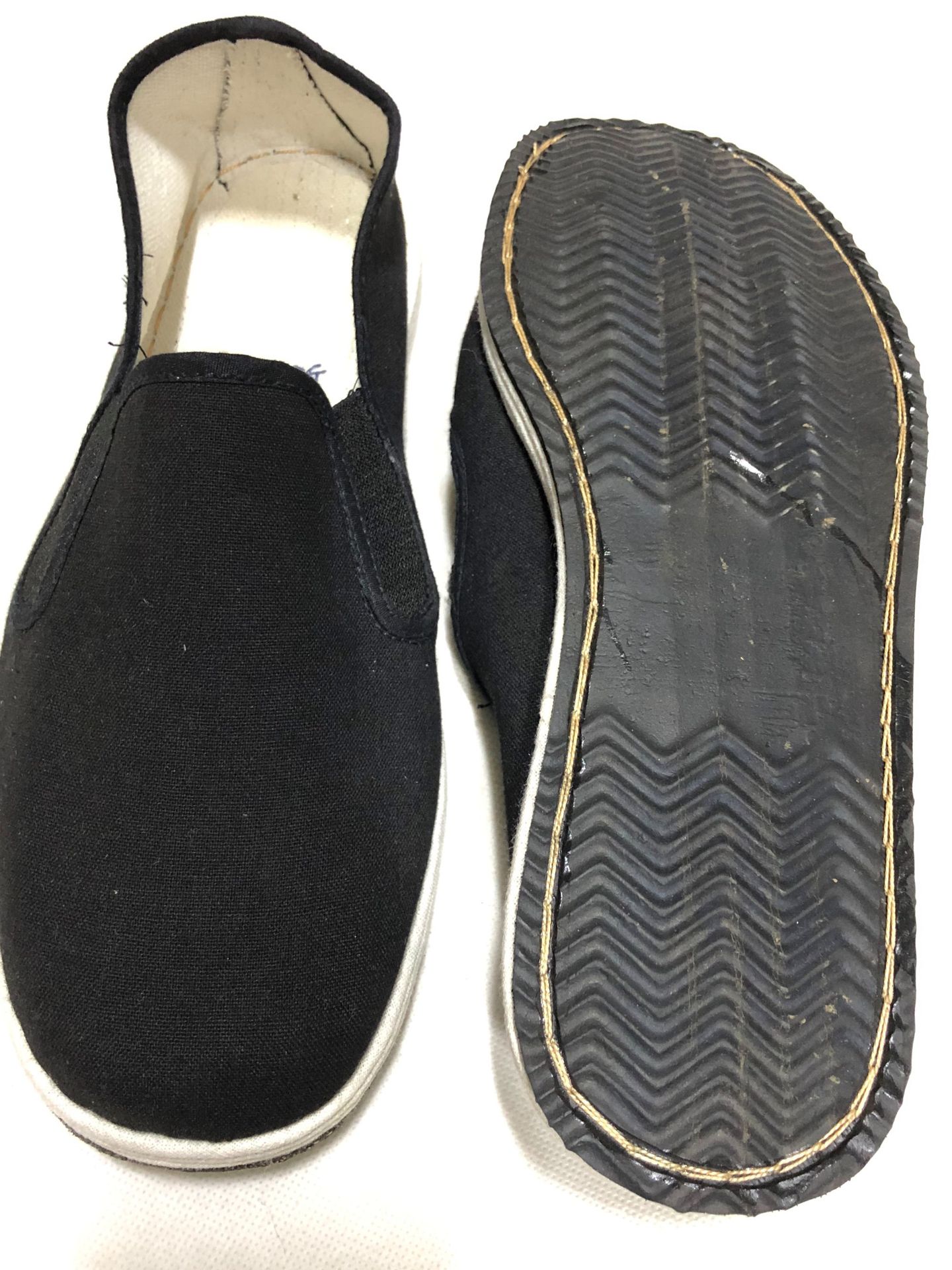 轮胎底布鞋劳保鞋黑布鞋防刺穿劳保鞋千层底男鞋黑色工作鞋-阿里巴巴