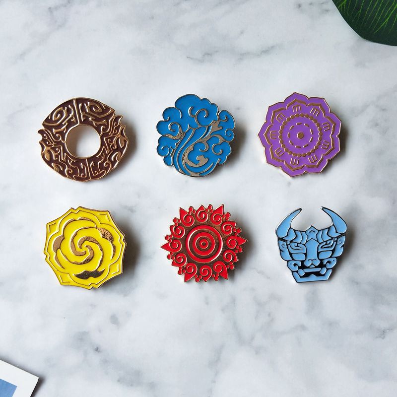 md祖师c情姑苏l氏家族徽令牌肖战王一博别针胸针云梦江氏徽章