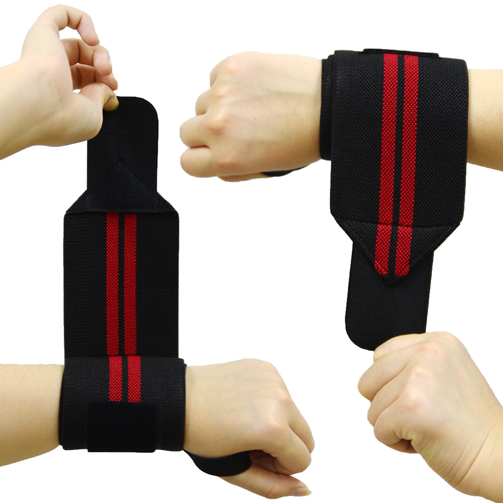 绑带健身举重运动护腕 篮球足球训练单杠助力缠绕护腕 厂家批发