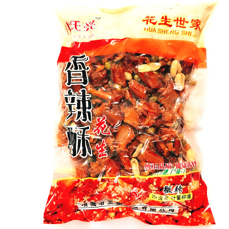 【厂家直销】香辣酥花生 香辣酥 香脆椒 休闲食品小包装350/袋